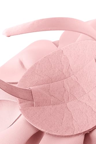 BABEYOND Fascinators Hats for Women Layered Flower Tea Party Derby Hats - color: Nude Pink