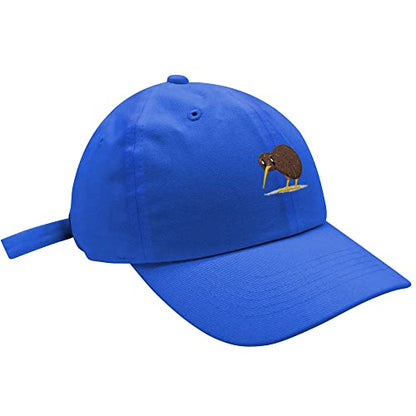 JPAK Kiwi Bird Baseball Cap Embroidered Cotton Dad Hat - Funny - color: Blue