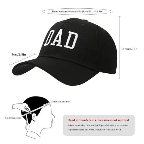 Women's Men's Fashion Baseball Cap Adjustable Strapback Hats Dad Hat Visor Sports Hat - color: Dad