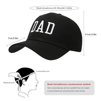 Women's Men's Fashion Baseball Cap Adjustable Strapback Hats Dad Hat Visor Sports Hat - color: Dad