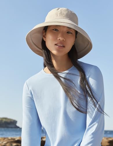 Solbari Women's Holiday Sun Hat UPF 50+ - color: Natural/Beige, size: Large-X-Large