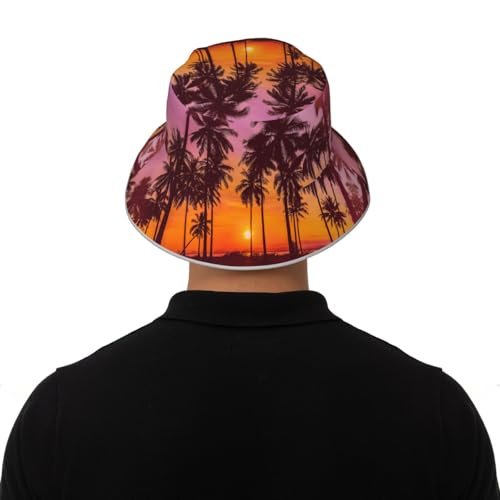 Bucket Hat Hat Reversible Fisherman Hats Double Sided Wearing Women Men - color: Black13