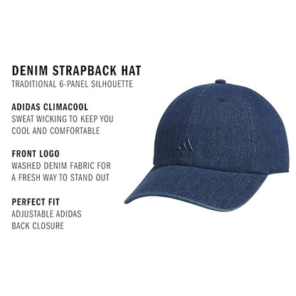 adidas Womens Saturday Cap Casual - Black - color: Medium Blue Denim/Denim