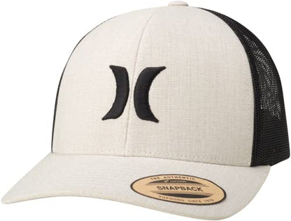 Hurley Mens Cap Del Mar Mesh Panel Trucker Hat with Snap Back - color: Khaki