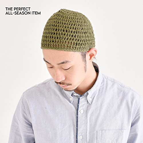 CHARM Mens Cotton Beanie Skull Cap - color: Charcoal Gray, size: Large