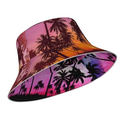 Bucket Hat Hat Reversible Fisherman Hats Double Sided Wearing Women Men - color: Black13