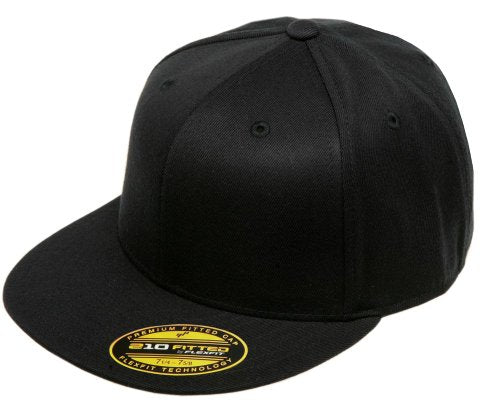Flexfit mens Flat - color: Black, size: Large-X-Large