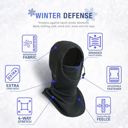 Balaclava Ski Mask for Men&Women Extreme Cold Weather Full Face Masks Warm Cover Winter Face Mask for Skiing & Snowboarding - color: Navy