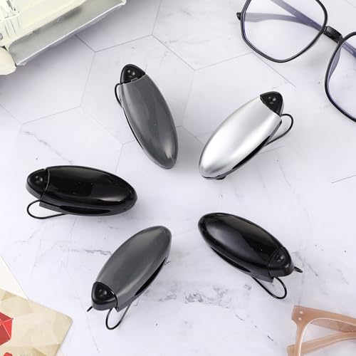 Frienda 5 Pcs Car Sun Visor Clip Sunglasses Holder,Black,Gray, Silver - color: Black, Gray, Silver