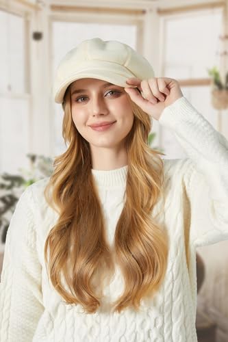 Sumolux Women Beret Newsboy Hat French Cap Classic Winter - color: Beige