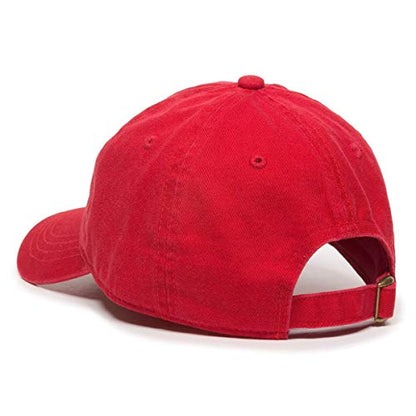 Pigeon Baseball Cap Embroidered Cotton Adjustable Dad Hat - color: Red