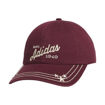 adidas Womens Saturday Cap Casual - Black - color: Maroon/Crystal Linen Beige/Daze