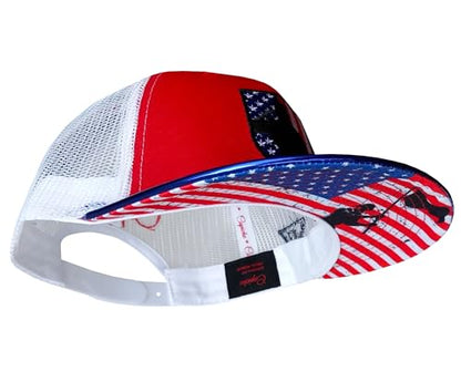 Capiche [99+ Variations] Special Series Snapback Cap - One Size Unisex Men - color: 4th of July