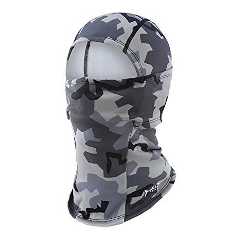 BASSDASH Winter Balaclava Fleece Ski Mask Ninja Hood Neck Warmer Fishing Hunting - color: Rock