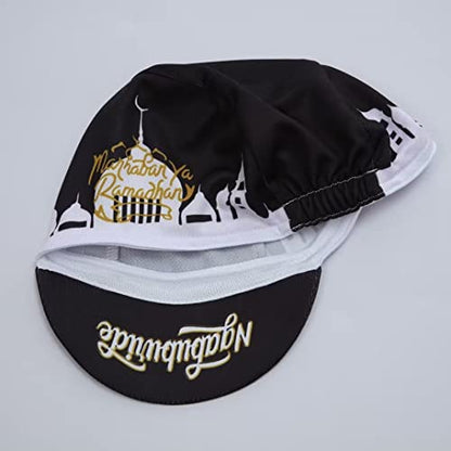 Funny Cycling Cap - Polyester Skull Cycling Hat-Under Helmet -Cartoon Cycling Helmet Liner Breathable&Sweat Uptake - color: Fuu-bb