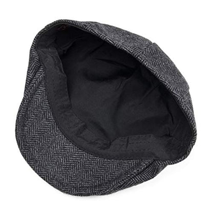 Toddler Wool Tweed Newsboy Cap - color: Style2, size: 2-3T
