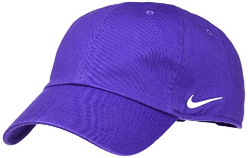 Nike Men's 518015-010 Tech Swoosh Cap - color: Violet (Court Purple/White 545)