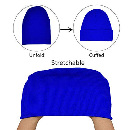 Unisex Adult Knit Beanie for Men Women Warm Snug Hat Cap - color: Beige