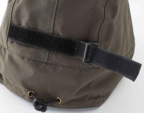 Connectyle Men's Water-Resistant Winter Hat Reflective Fleece Lined Earflap Cap Warm Baseball Sports Hat - color: Army Green