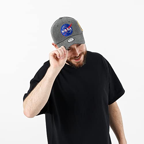 ililily NASA Meatball Logo Embroidery Baseball Cap Apollo 1 Patch Trucker Hat - color: White - Apollo 13, size: Medium