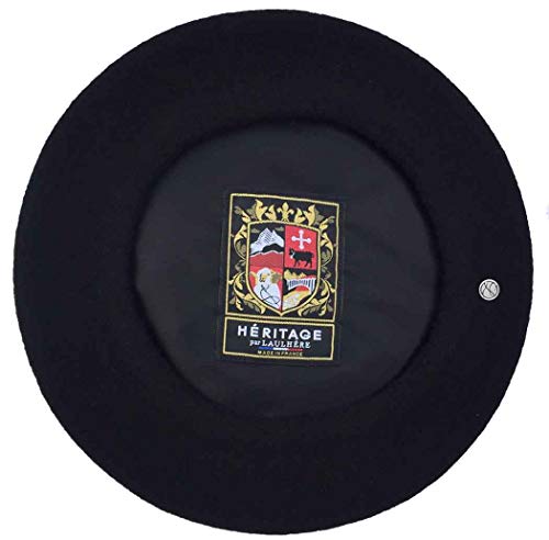 Laulhere Heritage Classiques Authentique Traditional French Wool Beret - color: Black