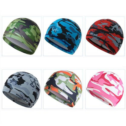 Helmet Skull Caps Sport Cycling Sweat Wicking Helmet Liner Quick Dry Running Hat for Men and Women - color: Checkered White