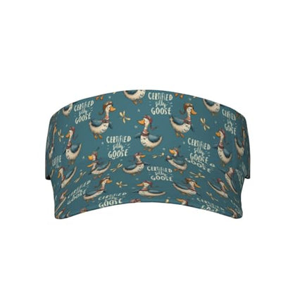 Unisex Adjustable Sports Sun Visor - color: Goose