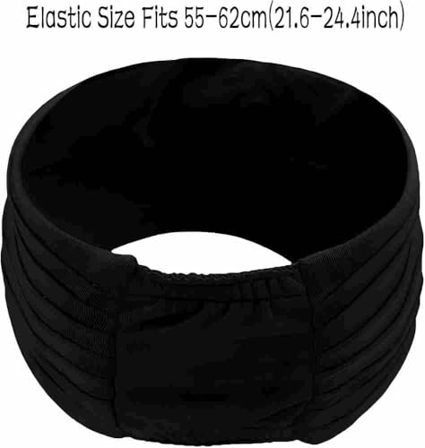 Visor Hats for Women Men Beach Sun UV Protection Wide Brim Lightweight with Ponytail - color: Black