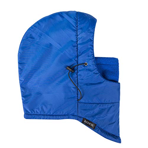 REDESS Winter Windproof Hat, Unisex Children Heavyweight Balaclava, Ski Mask with Thick Warm Fleece Face Cover - color: Pure Blue