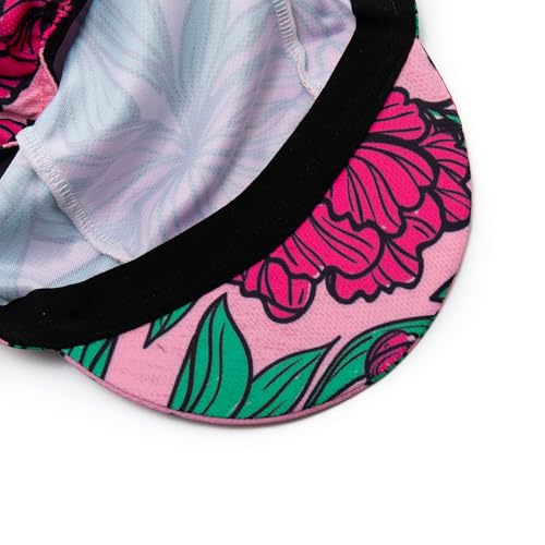 Cycling Cap with Sun Visor, Lightweight Polyester Bike Hat for Men & Women - color: Ck8