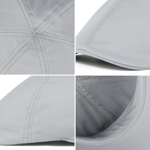 Toddler Cotton Ivy Newsboy Cap - color: Light Grey, size: 4-5T