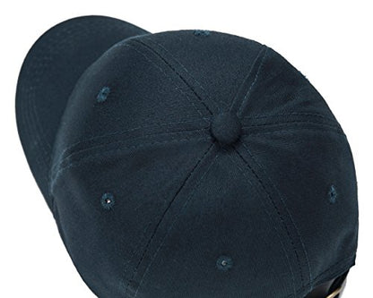 Edoneery Kids Baseball Hat, Adjustable Cotton Cap - color: Navy, style: 3-8 Years