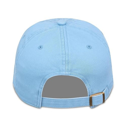 Lids Blank Baseline Dad Adjustable Strapback Hat - color: Light Blue