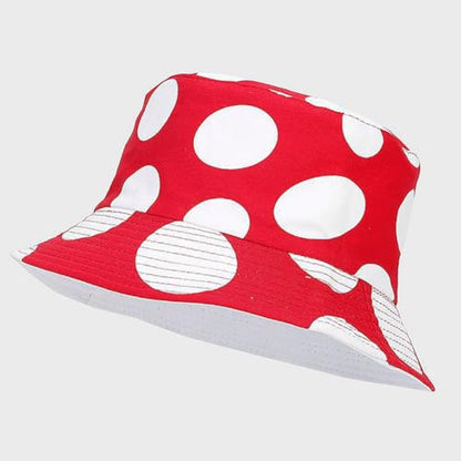 Unisex Bucket Hat Beach Sun Hat Aesthetic Fishing Hat for Men Women Teens, Reversible Double-Side-Wear - color: Boho Bohemian Mushroom