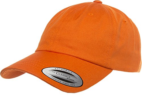 Flexfit/Yupoong 6245CM Low Profile Cotton Twill (Dad Cap) - color: Orange
