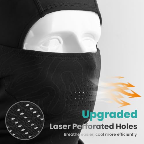 AOPREL Balaclava Ski Mask for Men Winter Face Mask Breathable & Thermal Winter Balaclava Women for Cold Weather Outdoor - color: Speed Stripe