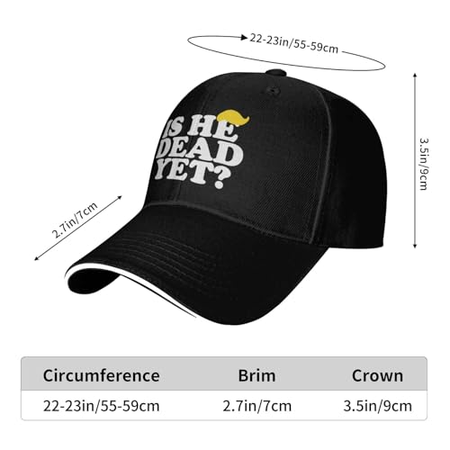 is He Hat Men Dad Hats Cute Cap - color: Black