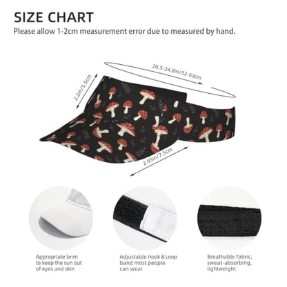 Leopard Print Sun Visor Hat Adjustable Sports Beach Cap for Men Women - color: 11