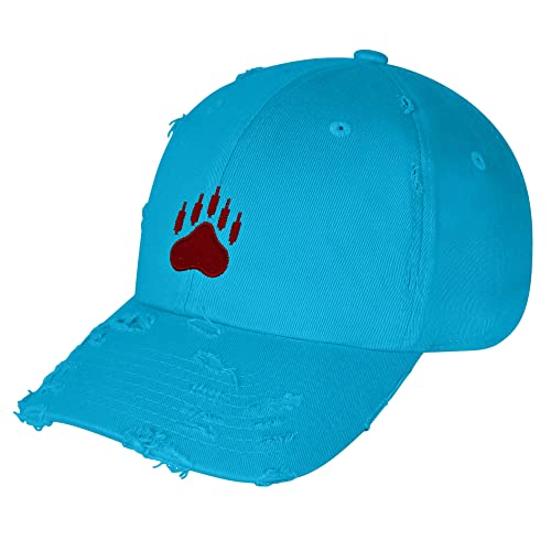 JPAK Bears Vintage Dad Hat Embroidered Cap NASDAQ Symbol Stocks - color: Aqua