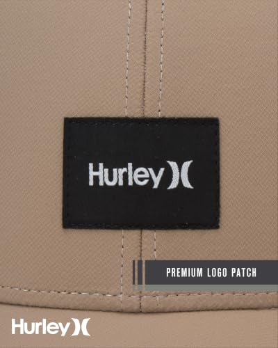 Hurley Mens Trucker Hat Fairway Mesh Trucker Hat, Quick Dry Snapback - color: Rustic Brown