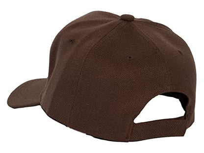 TOP HEADWEAR 12-Pack Adjustable Baseball Hat - color: Brown
