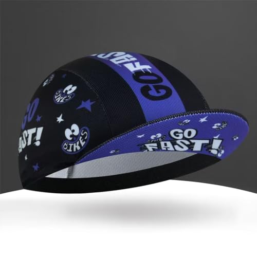Cycling Cap for Man and Woman Cycling Hat Under Helmet-Polyester Breathable Sweat Absorbent - color: Go-3