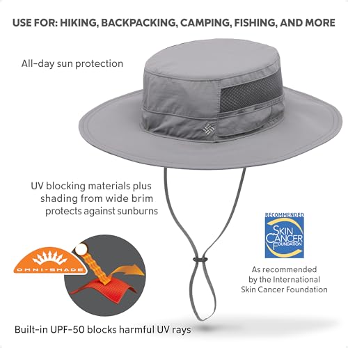 Columbia Unisex Bora Bora Booney Sun Protection Hat - color: City Grey