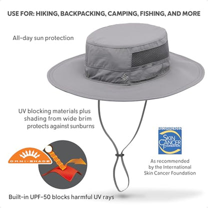Columbia Unisex Bora Bora Booney Sun Protection Hat - color: City Grey