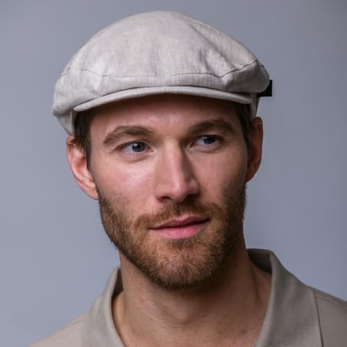 Mucros Weavers Summer Light Linen Cap - color: Natural, size: Large