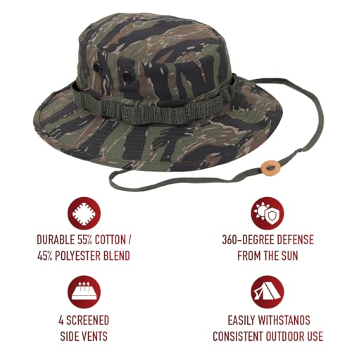Rothco Unisex-Adult Military - color: Tiger Stripe Camo, size: 7 1/4