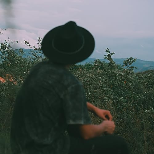 Fedora Hats for Men Wide Brim Panama Hat with Classic Belt - color: Oilve Green