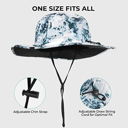 KastKing Sol Armis UPF 50 Boonie Hat for Sun Protection,Men Women - color: Ice
