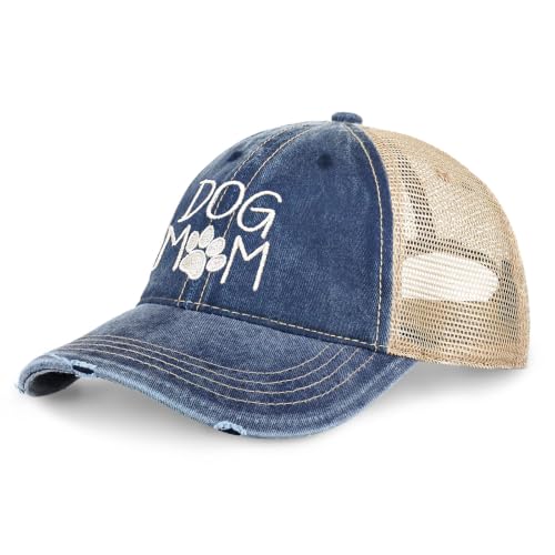 CHOK.LIDS Washed Trucker Hat Unstructured Distressed Pigment Dyed Cap - color: Tc102 Navy