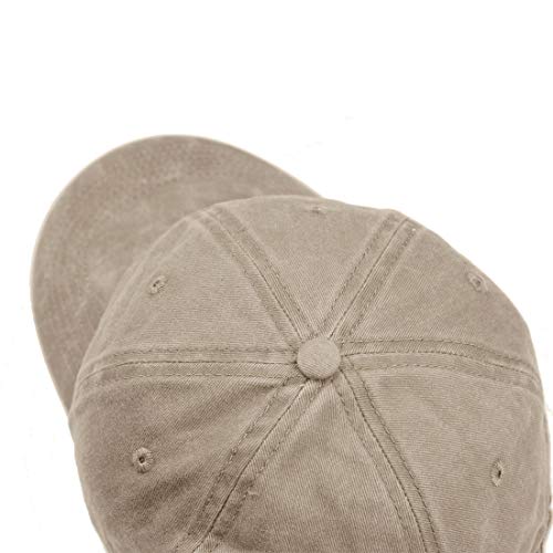 HH HOFNEN Baseball Cap Washed Cotton Unstructured Vintage Hat for Men Women - color: #2 Black+khaki+navy